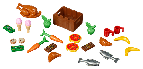 Caja de LEGO 40309 Accesorios: Alimentos