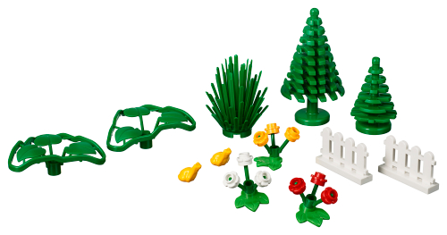 Caja de LEGO 40310 Accesorios: Botánica