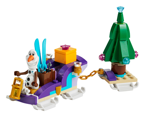 Caja de LEGO 40361 Trineo de Viaje de Olaf