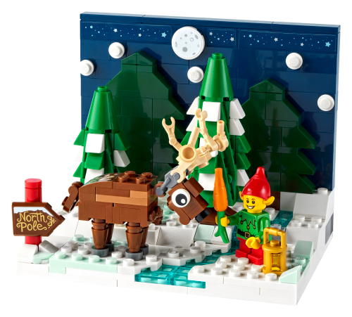 Il cortile di Babbo Natale — set LEGO 40484