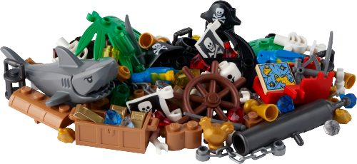 Caja de LEGO 40515 Pack de Accesorios VIP: Piratas y Tesoro