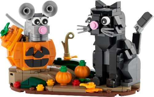 Halloween Cat & Mouse — LEGO set 40570