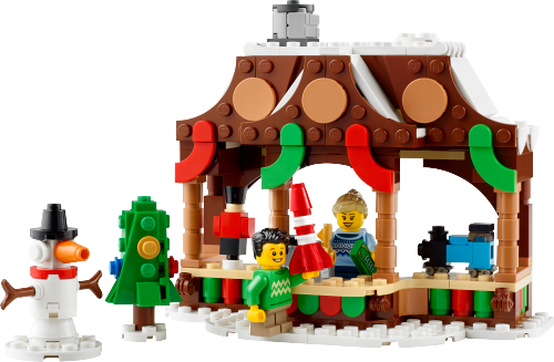 Bancarella del mercato invernale — set LEGO 40602
