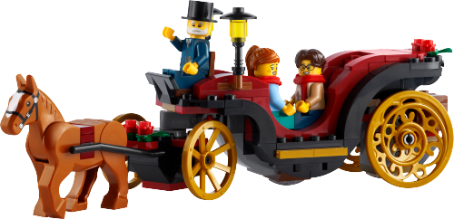 Viaggio invernale in carrozza — set LEGO 40603