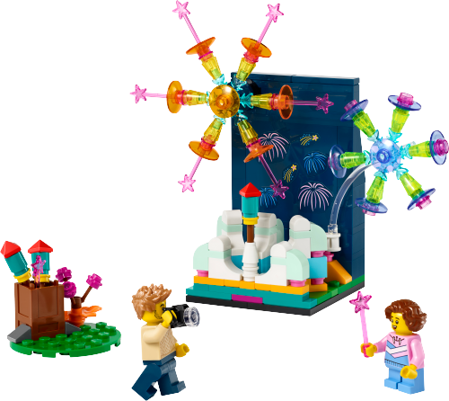 Caja de LEGO 40689 Espectáculo de Fuegos Artificiales