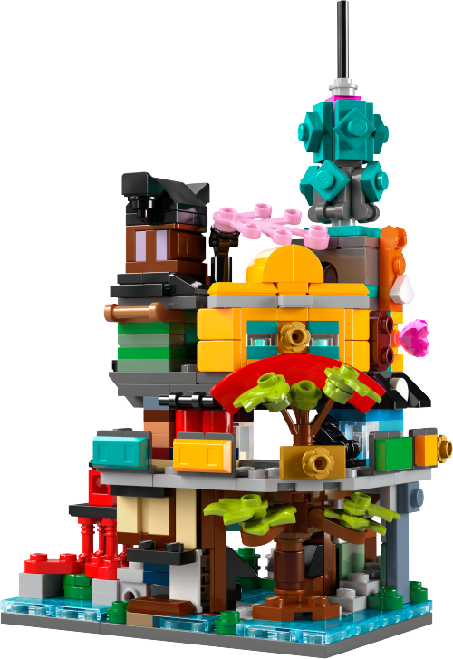 Micro giardini di NINJAGO City — set LEGO 40705