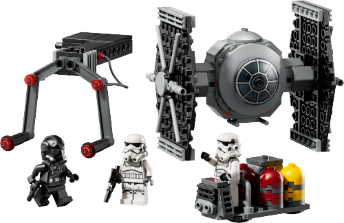 Caja de LEGO 40771 Caza TIE con Plataforma de Hangar Imperial