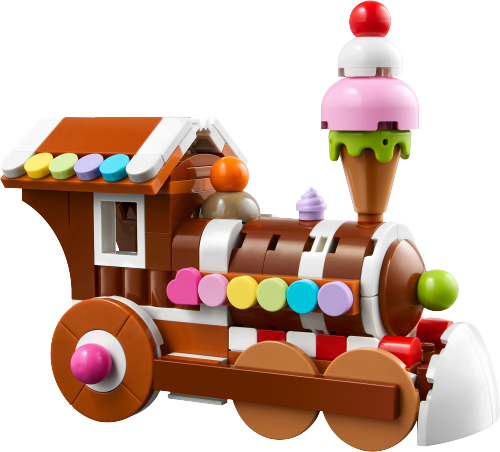 Caja de LEGO 40777 Colección Celebraciones: Adorno de Tren de Galleta