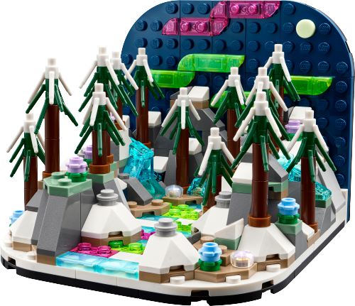 Caja de LEGO 40785 Diorama: Aurora Boreal