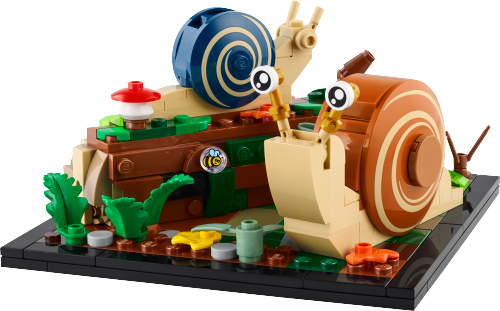 Caja de LEGO 40788 Simpáticos Caracoles