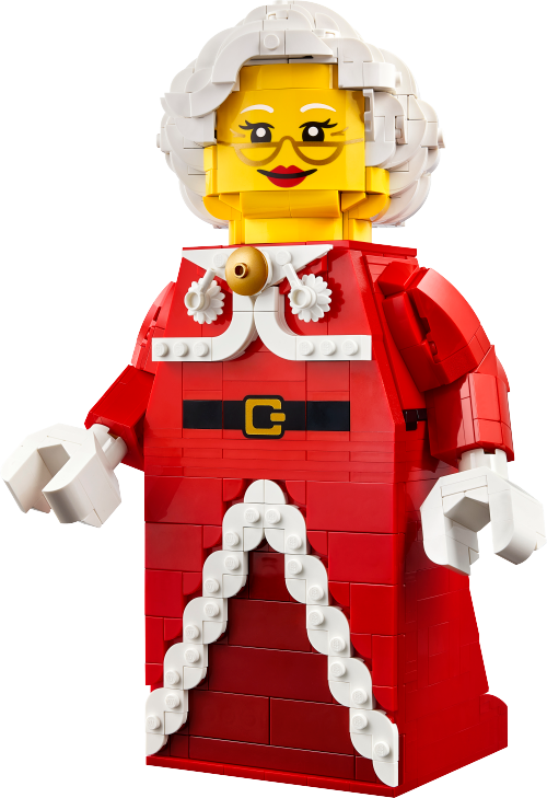 Caja de LEGO 40875 Minifigura Gigante de la Sra. Noel