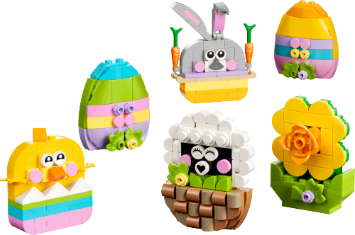 Caja de LEGO 40890 Adornos de Pascua