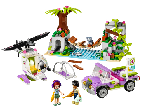 Salvataggio al ponte della giungla — set LEGO 41036