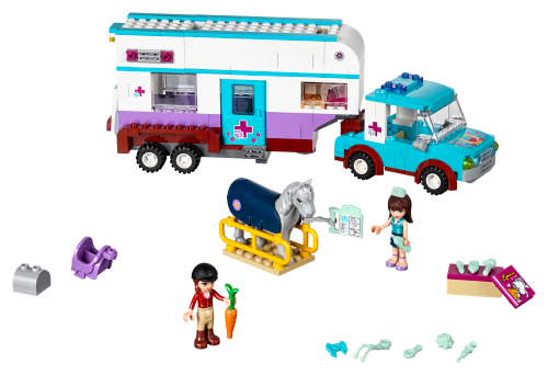 Rimorchio veterinario dei cavalli — set LEGO 41125