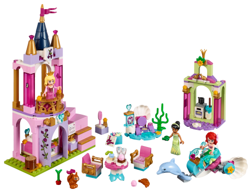I festeggiamenti reali di Ariel, Aurora e Tiana — set LEGO 41162