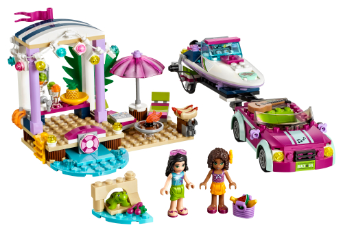 Il trasportatore di motoscafi di Andrea — set LEGO 41316