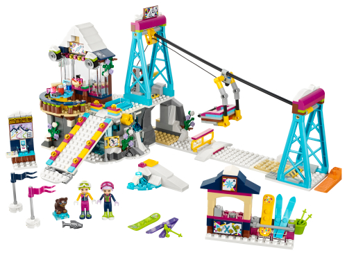 Lo ski lift del villaggio invernale — set LEGO 41324