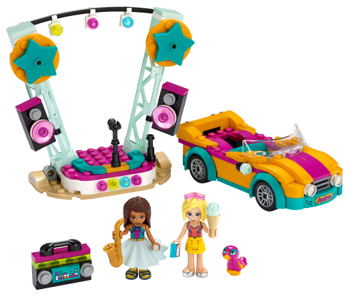 Andrea's Car & Stage — LEGO set 41390