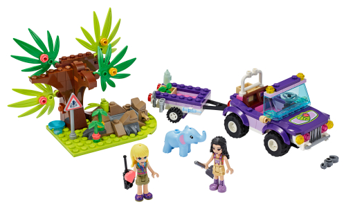 Salvataggio nella giungla dell'elefantino — set LEGO 41421