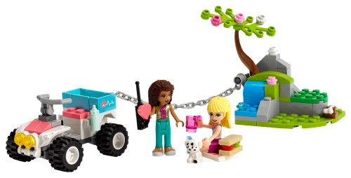 Il buggy di soccorso della clinica veterinaria — set LEGO 41442