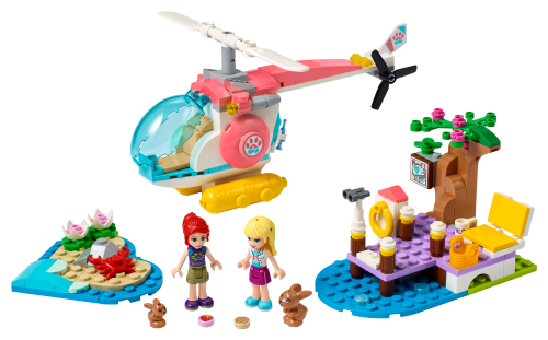 L’elicottero di soccorso della clinica veterinaria — set LEGO 41692