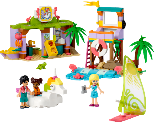 Divertimento sulla spiaggia dei surfer — set LEGO 41710