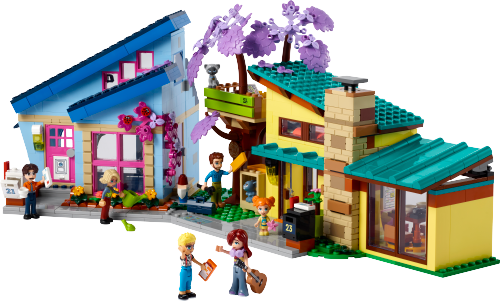 Set LEGO #42620 Casas Familiares de Olly y Paisley