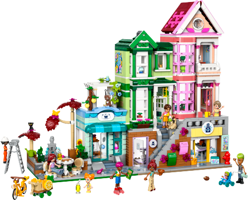 Set LEGO #42670 Apartamentos y Tiendas de Heartlake City
