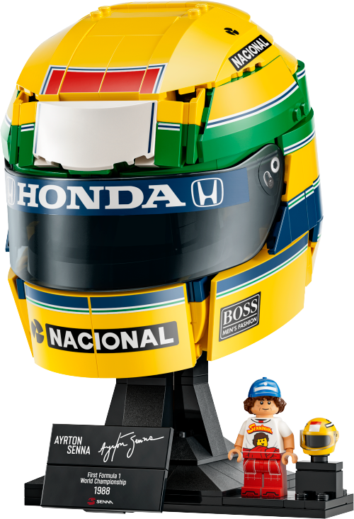 Caja de LEGO 43024 Casco de Ayrton Senna