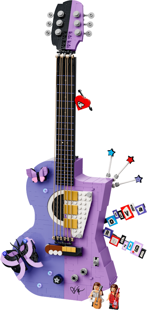 Caja de LEGO 43031 Guitarra Doble de Olivia Rodrigo