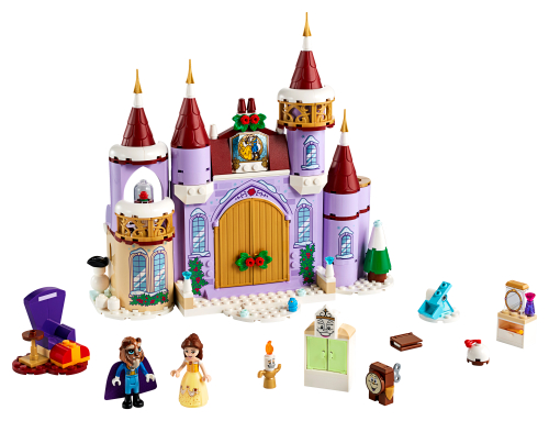 La festa d'inverno al castello di Belle — set LEGO 43180