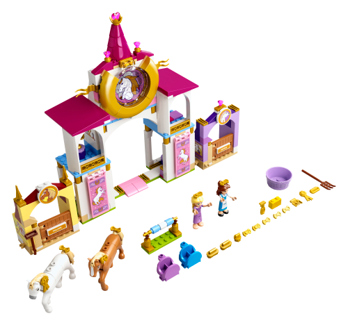 Belle and Rapunzel's Royal Stables — LEGO set 43195