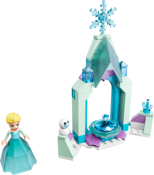 Il cortile del castello di Elsa — set LEGO 43199