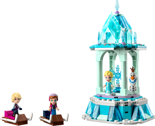 Anna and Elsa's Magical Merry-Go-Round — LEGO set 43218