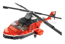 Elicottero Lampo Rosso — set LEGO 4403