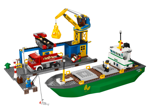 LEGO4645 CITY コンテナ船とハーバー-