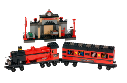 Lego Harry Potter 4708 HOGWARTS EXPRESS TREM COMPLETO COM INSTRUÇÕES SEM  CAIXA