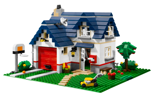 Villetta e giardino fiorito — set LEGO 5891