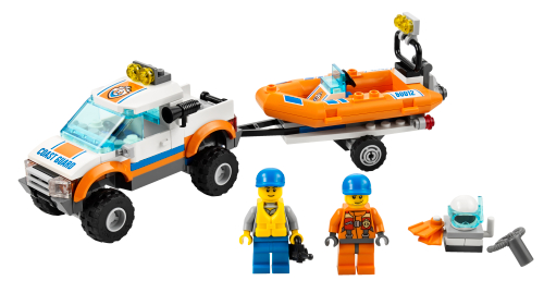 Fuoristrada e gommone di salvataggio — set LEGO 60012