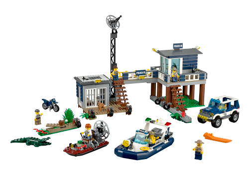 La caserma della Polizia nelle paludi — set LEGO 60069
