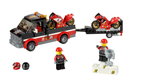 Trasportatore di moto da corsa — set LEGO 60084