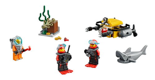 Notice / Instructions de Montage - LEGO - City - 60092 - Le sous-marin