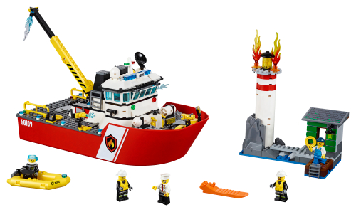 Motobarca antincendio — set LEGO 60109