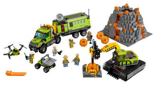 Base delle esplorazioni vulcanica — set LEGO 60124