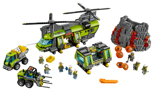Elicottero da carico pesante vulcanico — set LEGO 60125