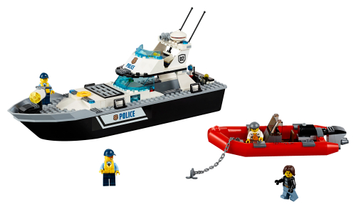 Police Patrol Boat — LEGO set 60129