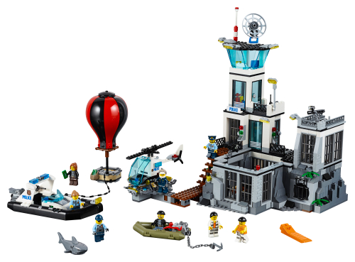 La caserma della polizia dell'isola — set LEGO 60130