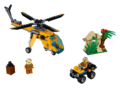 Jungle Cargo Helicopter — LEGO set 60158
