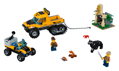 Missione nella giungla con il semicingolato — set LEGO 60159