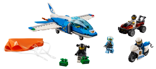 Arresto con il paracadute della Polizia aerea — set LEGO 60208